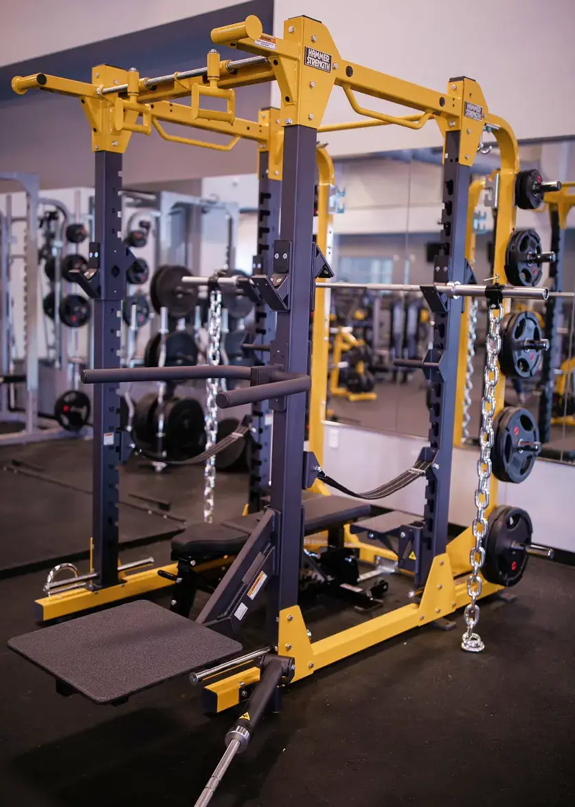 obetz athletic club squat rack