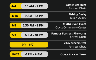 Mark Your Calendars!